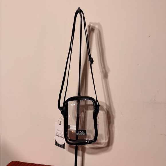 Soul Studios Stadium Clear Mini Bag with Black Trim - Picture 5 of 5